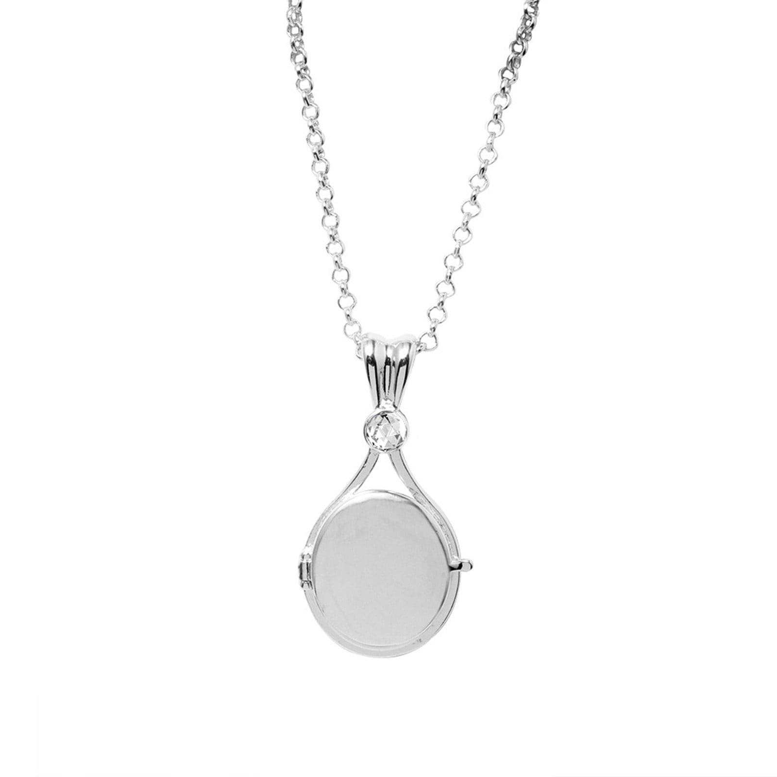 Clearance！Classic Tv H2O Just Water Necklace Fashion Metal Silver