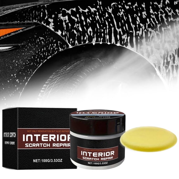 Clearance Cleaning Agents under $6 Restorer For Car Interior Portable Scratch Repair Wax | Car Interior Scratch Remover | Car Restorer | Natural Wax For Scratch Repair For All Vehicles