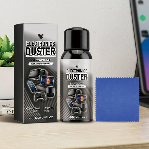 Clearance Cleaning Agents under $7 Electronics Duster;Electronic Equipment Dust Removal Spray; Electronic Dust Remover . Powerful Dust Removal Quickly Dust And Lint From Electronic Devices 120ml