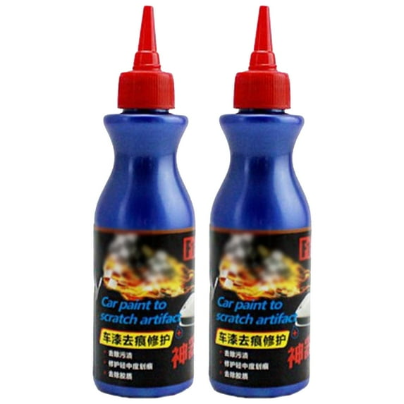 Clearance Cleaning Agents under $7 Scratch Wax For Car 2024 NEW Car Scratch Remover Kit For Vehicles | 3.5 Oz Kit With Wipe & Sponge 100ml