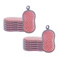 thumbnail image 1 of Clearance Cleaning Brush under $6 Sponges Kitchen Dish Sponge For Washing Dishes Cleaning Kitchen 6 Pack Non Scratch Rough Scrubbers Side For Non Stick Cookware Soft Microfiber Scrub Side For Di, 1 of 9
