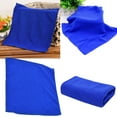 thumbnail image 1 of Clearance Cleaning Supplies under $1,5PCS Microfibre Cleaning Auto Car Detailing Soft Cloths Wash Towel Duster Blue Small Square With Lock And Cut Edge Car Wipe, 1 of 7
