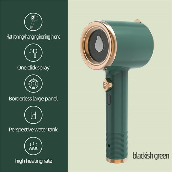 Cleaning Supplies under $10,Portable Mini Ironing Machine New Travel Mini Steam Handheld Garment Steamer Fast Preheating Steam Dry Ironing 360 Ironing Without Dead Angle For Home