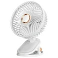 thumbnail image 1 of Hvmvliv Clip Fan Clip on Desk Fan 3-Speed Coolings Fan USB Charging Desktop Fan Portable Silent Small Fan for Summer Outdoor Travel White, 1 of 3