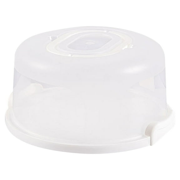 Clearance Closure Bags & lids & Boxes under $10,6 Inch Reusable Clear Plastic Cake Box With Handle — Portable Birthday Cake Storage & Takeout Packaging Transparent Carrying Box For Baking And Tr
