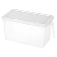 thumbnail image 1 of Clearance Closure Bags & lids & Boxes under $5,Plastic Storage Containers Square Storage Organizer Stackable Refrigerator Organizer Handle Kitchen Containers With Lids For Vegetables Meat Egg, 1 of 6