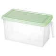 thumbnail image 1 of Clearance Closure Bags & lids & Boxes under $5,Plastic Storage Containers Square Storage Organizer Stackable Refrigerator Organizer Handle Kitchen Containers With Lids For Vegetables Meat Egg, 1 of 6