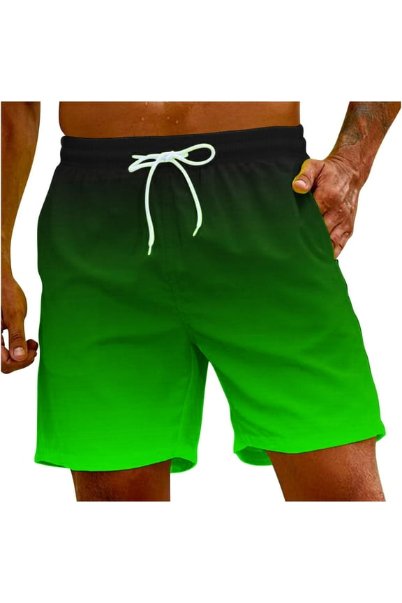Mens Big & Tall Swim Trunks Quick Dry Swim Shorts Hawaiian Beach Shorts Swimwear Bathing Suits Board Shorts with Pockets