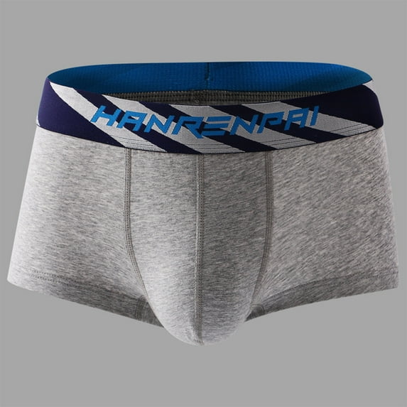 Clearance Clothes Under $5.00 TMOYZQ Mens Plus Size Boxer Briefs Soft Low Waist Pouth Underwear Breathable Moisture-Wicking PerformanPce Stretch Underpants