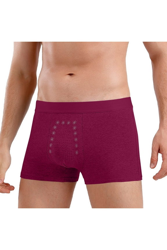 Mens Big & Tall Underwear, Total Support Pouch Boxer Briefs, Soft Comfortable Breathable Stretch Cotton Athletic Compression Underwear, Tag-Free