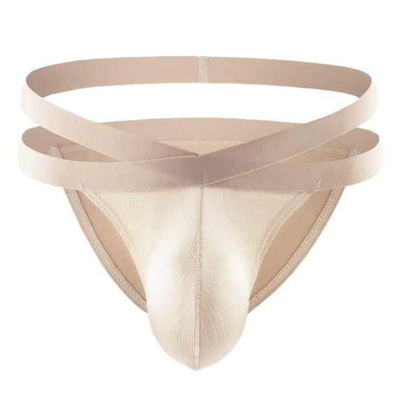 Clearance Clothes Under $5 TMOYZQ Jockstrap for Men, T Back Thong Underwear Stretch Breathable Athletic Supporters Underpants Low Waist Bikini Brief Jock Straps Male Underpants