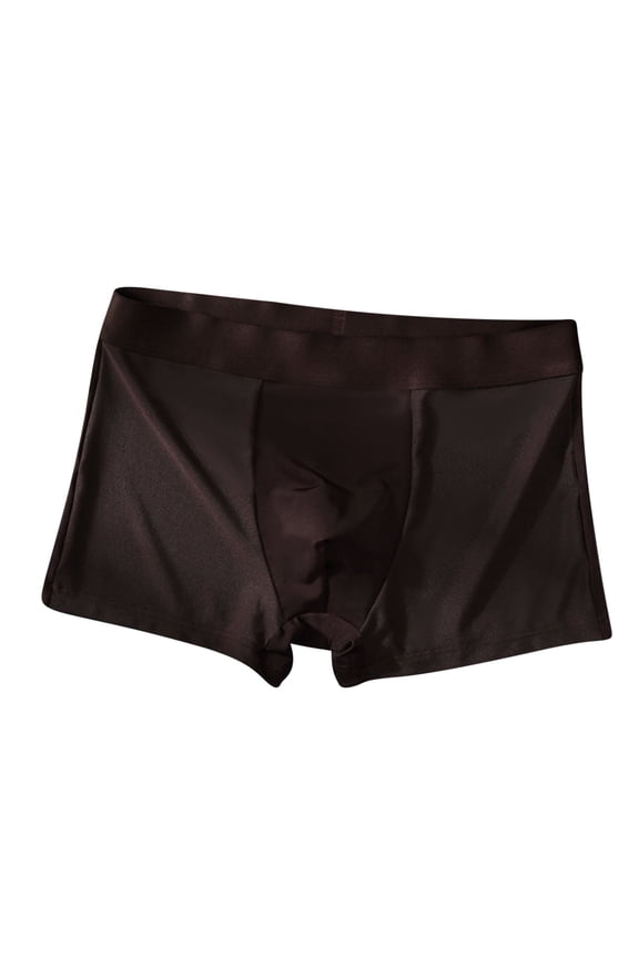 Clearance Clothes Under $5! TMOYZQ Mens Underwear Dual Pouch Low Waist Trunks Support Ball Pouch Bulge Enhancing Soft Breathable Stretch Quick Dry Boxer Briefs