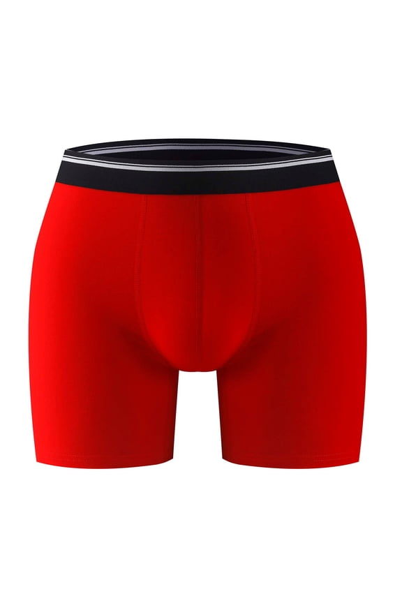 Clearance Clothes Under $5 TMOYZQ Mens Underwear Breathable Soft Dual Pouch Bikini Briefs Support Ball Pouch Bulge Enhancing Boxer Briefs for Men Quick Dry Trunks Underpants