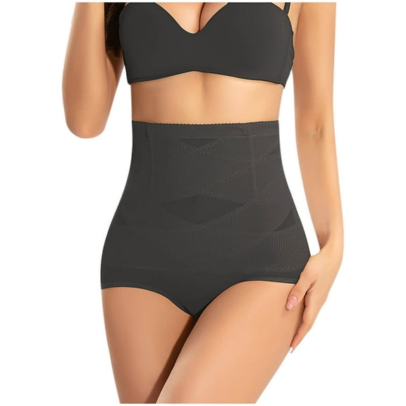 Clearance Clothes Under $5 TMOYZQ Shapewear for Women Tummy Control, High Waisted Body Shaper Shorts Butt Lifting Panties Thigh Slimmer Shapewear Girdle Seamless Shapewear