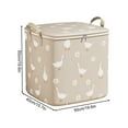 thumbnail image 1 of Clearance Clothes Storage Container 100L Large Clothes Organizer Cube Foldable Storage Box Storage Clothes Organizer with Lid and Handles for Clothes Living Room Comforter Pillows Duvet Organizer, 1 of 3