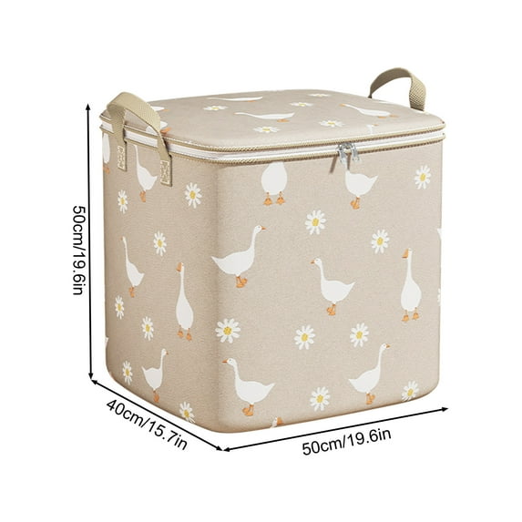 Clearance Clothes Storage Container 100L Large Clothes Organizer Cube Foldable Storage Box Storage Clothes Organizer with Lid and Handles for Clothes Living Room Comforter Pillows Duvet Organizer