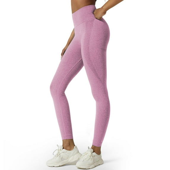 Clearance Clothes Under $10.00 TMOYZQ Leggings for Women Casual Seamless Butt Lift Elastici Yoga Pants High Waist Tummy Control Workout Gym Yoga Pants