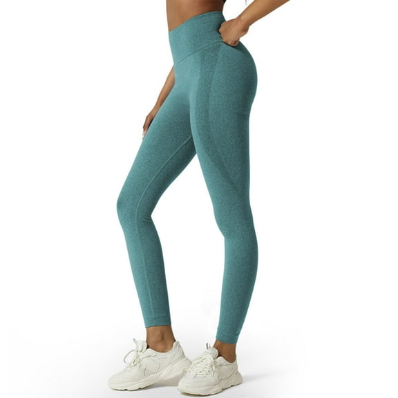 Clearance Clothes Under $10.00 TMOYZQ Leggings for Women Casual Seamless Butt Lift Elastici Yoga Pants High Waist Tummy Control Workout Gym Yoga Pants