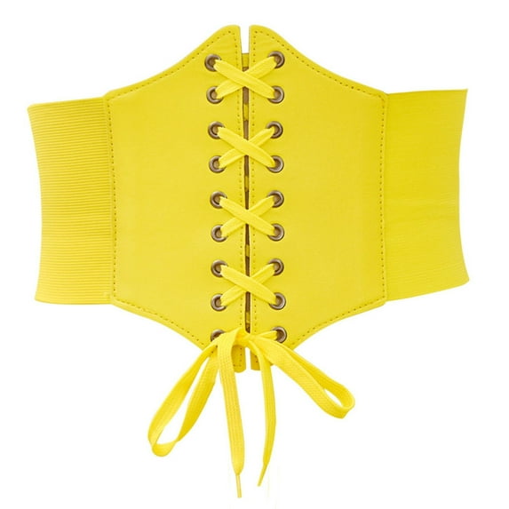 Clearance Clothes Under $5.00 Abomasnow Corset Tops for Women Trendy Strapless Tie Gothic Bodyshaper Top Vintage Sleeveless Stretch Bustier Top