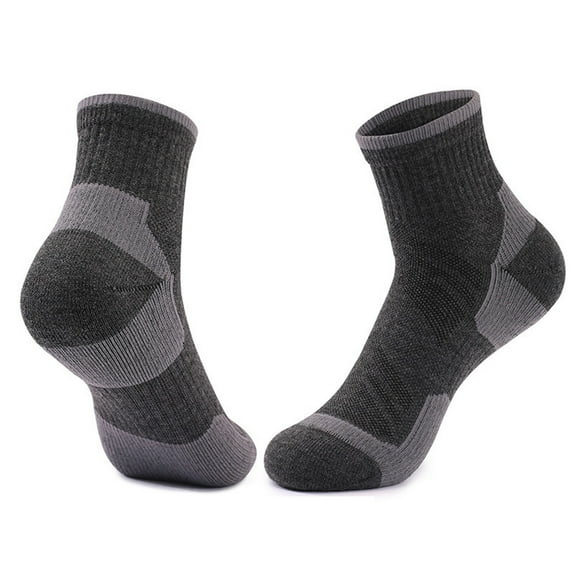 Clearance Clothes Under $5.00 Abomasnow Mens Merino Wool Crew Socks Cushioned Anti Blister Moisture Wicking for Hiking Sports