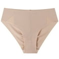 thumbnail image 1 of Clearance Clothes Under $5.00 TMOYZQ Womens Underwear Breathable Side Hollow Out No Show Briefs Soft Seamless Tummy Control Stretch Ladies Panties, 1 of 2