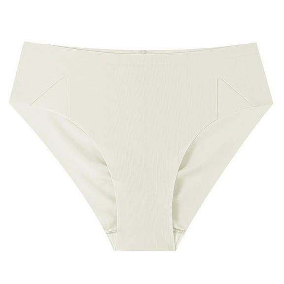 Clearance Clothes Under $5.00 TMOYZQ Womens Underwear Breathable Side Hollow Out No Show Briefs Soft Seamless Tummy Control Stretch Ladies Panties