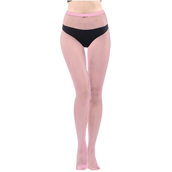 Clearance Clothes Under $5 Abomasnow Fishnet Stockings for Women Sexy High Waist Mesh Fishnet Tights Thigh High Stockings Pantyhose on Clearance Sale