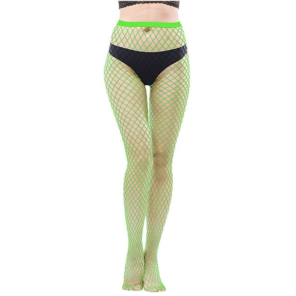 Clearance Clothes Under $5 Abomasnow Fishnet Stockings for Women Sexy High Waist Mesh Fishnet Tights Thigh High Stockings Pantyhose on Clearance Sale