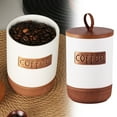 thumbnail image 1 of Clearance! Coffee Storage Canister Ceramic Airtight Container with Lid for Kitchen Countertop 08L Capacity, 1 of 5