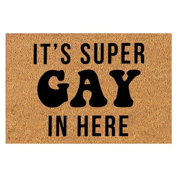 Clearance Colorful Gay Letter Doormats Funny Door Mats Outdoor Welcome Doormats Entrance Rug Farmhouse Decor Home Kitchen Floor Summer Door Mats Washable Low-Profile Inside Entry Doormats for Entryway