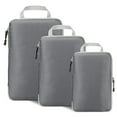 thumbnail image 1 of Clearance Compression Packing Cubes For Suitcases Travel 3 PCS Expandable Travel Bags Organizer For Luggage, 1 of 1