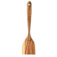 thumbnail image 1 of Clearance Cooking Utensils under $7 Teak Kitchen Utensils Wooden Spatula Turner Kitchenware Nonstick Pan Cookware Natural Utensils Handcrafted Cutlery Tool (wooden Turner(15x3.143in)), 1 of 6