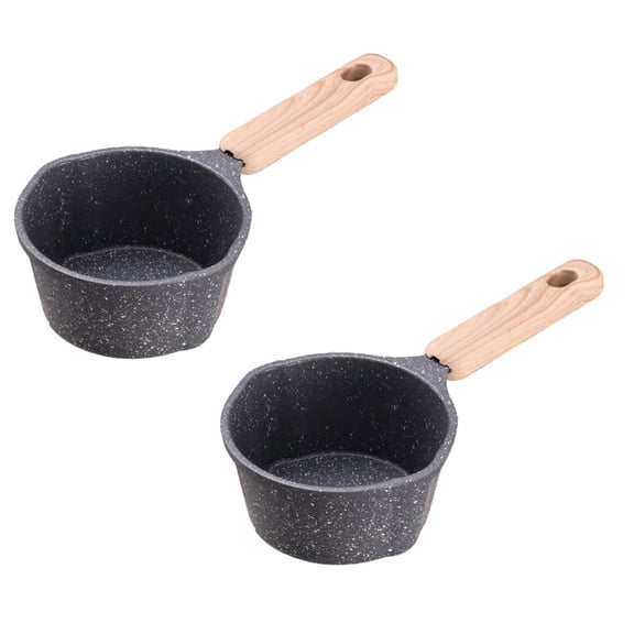 Clearance Cooking Utensils under $20 Mica Stone Non Stick Oil Drizzle Pot Multi Functional Deep Mini Cooking Pan For Home Kitchen