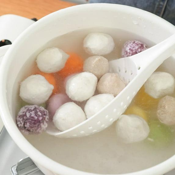 Clearance Cooking Utensils under $5 Plastic Kitchen Strainer Spoon Multifunctional Spoon Spoon Strainer With Handle Kitchen Cooking Utensils