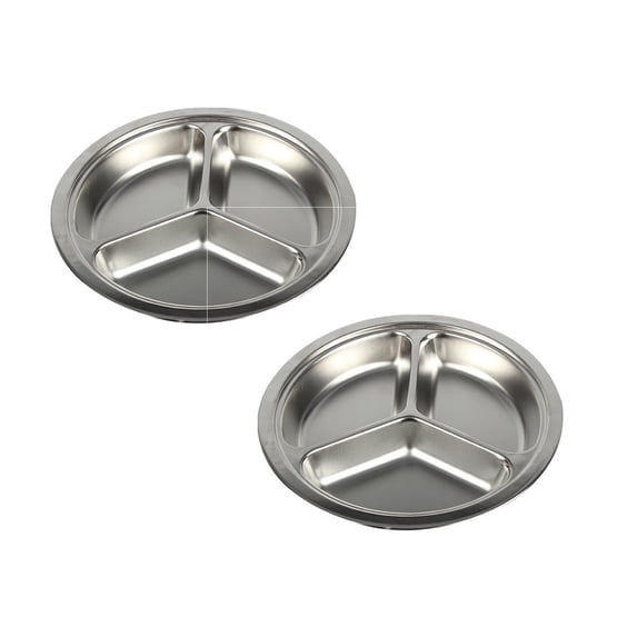 Clearance Cooking Utensils under $6 Baby Plates – Stainless Divided Plates For Toddlers Dishwasher ,2 Size