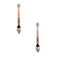 thumbnail image 1 of Clearance Cooking Utensils under $6 Double Ended 316 Stainless Steel Baby Spoons With Silicone Tips Perfect For Puree Feeding And Infant Weaning, 1 of 4