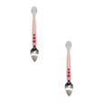 thumbnail image 1 of Clearance Cooking Utensils under $6 Double Ended 316 Stainless Steel Baby Spoons With Silicone Tips Perfect For Puree Feeding And Infant Weaning, 1 of 4