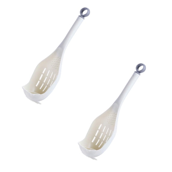 Clearance Cooking Utensils under $6 Multifunctional Cooking Spoon Scoop Colander Strainer Masher For Cooking Draining Mashing