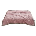 thumbnail image 1 of Clearance Cooling Blanket,Hwkond Machine Washable Lightweight Cotton Quilt - Ideal For AirConditioned Rooms All-Season Cool Comfort Easy Care 110x150cm/43.3x59.05in,Hot Pink,110x150cm, 1 of 7