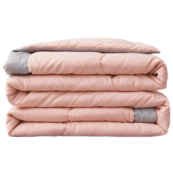Clearance Cooling Blanket,Hwkond Machine Washable Lightweight Cotton Quilt - Ideal For AirConditioned Rooms All-Season Cool Comfort Easy Care 43.3x59.05in,Pink,110x150cm