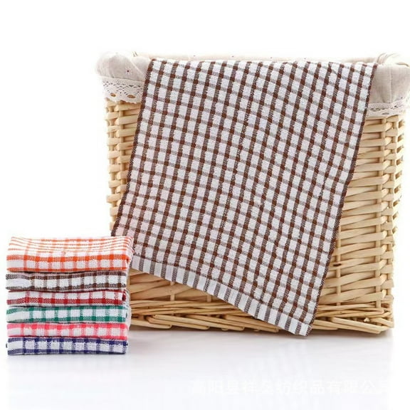Clearance!Coopang Kitchen Dish Towels 16 Inch X 25 Inch Cotton Kitchen Towels And Dishcloths Dish Cloths For Washing Dishes Dish Rags For Drying Dishes Kitchen Wash ClothesHome and Kitchen