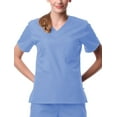 thumbnail image 1 of Clearance Core by Maevn Women's Sporty V-Neck Solid Scrub Top, 1 of 1