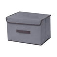 thumbnail image 1 of Clearance Cotton And Linen Cloth Covered Storage Box Clothing And Debris Storage Artifacts Household Daily Collapsible Washing Box, 1 of 1