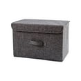 thumbnail image 1 of Clearance Cotton And Linen Cloth Covered Storage Box Clothing And Debris Storage Artifacts Household Daily Collapsible Washing Box, 1 of 3