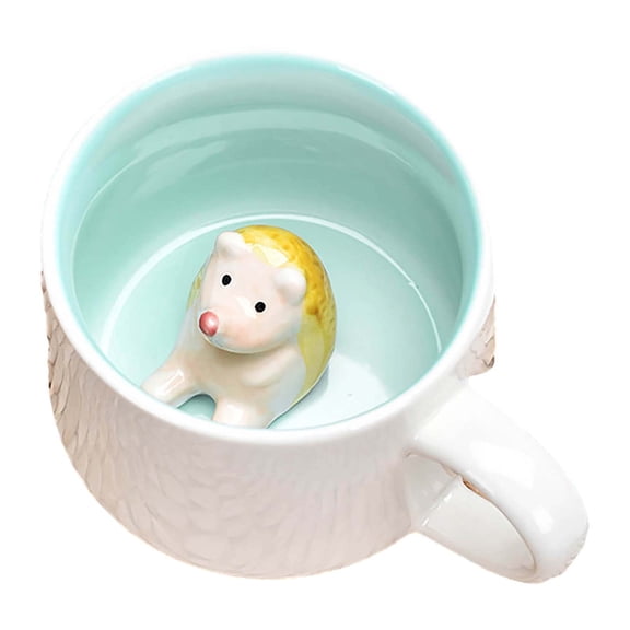 Clearance! Cow Mug With Cow Inside Cute Coffee Mugs With Handle Tea Cups Ceramic Cup Funny Coffee Mugs With Spoon Mugs Gift Women Friends Unique Coffee Mug For Birthday Party Novelty Gift Fo