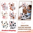 thumbnail image 1 of Clearance! Cow Plush Toy — Interactive Stuffed Animal with Sound, Cute Plushies for Toddlers, Baby Farm Figurine, Fun Imaginative Play Gift,A, 1 of 6