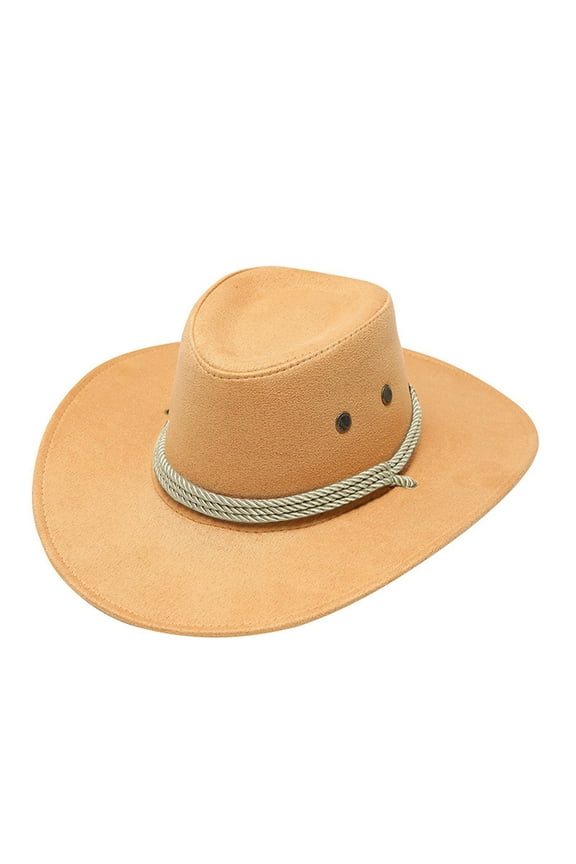 2025 Cowboy Hats,Hats Men Women Cowboy Hat Western Cap Wide Brim Sunhat Winter