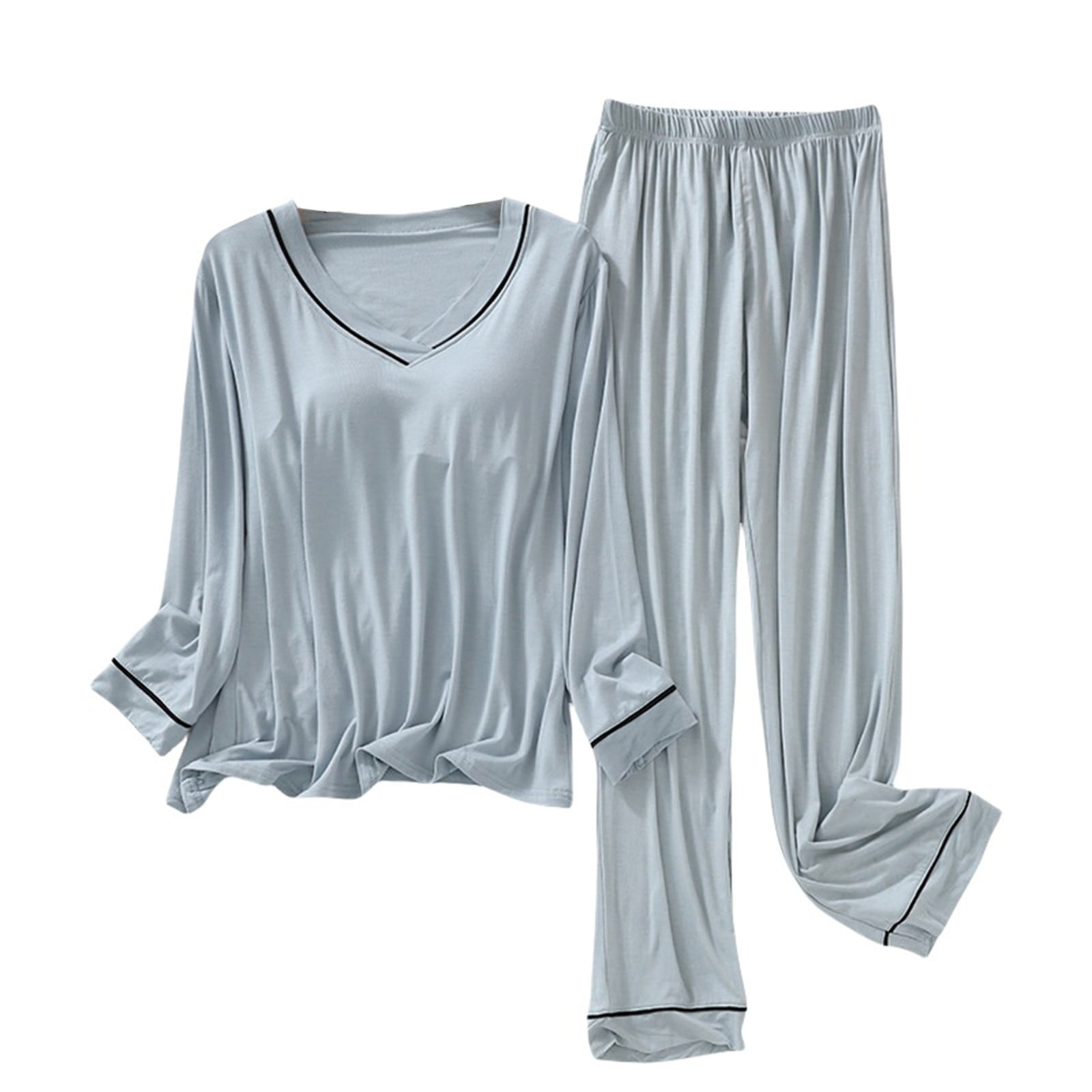 Clothing Cqxid525 2 Piece Lounge Pjs Women's Petite Pajama Set Petite ...