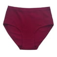 thumbnail image 1 of Clothing Cqxid525 Seamless Women Underwear High Waisted Cotton Underwear for Women Large Size Breathable Cotton Briefs for Women Pants Ladies Panties Red, 1 of 4