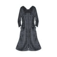 thumbnail image 1 of Clearance! Cqxid525 Terry Cloth Robes for Women Women's Flannel Robe Zipper Front Robes Full Length Bathrobe Flannel Robes Winter Warm Housecoat Nightgown Sleepwear Pajamas Soft Ladies Sleepwear 1PC, 1 of 7